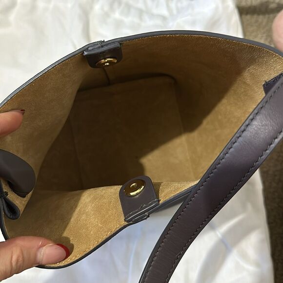 JW Anderson Purple Corner Bucket Bag with Gold Hardware - Picture 5 of 5